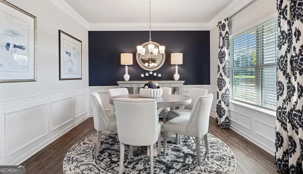 Furnished interior view inside a new home in Bryson Farms, Byron (Image 25).