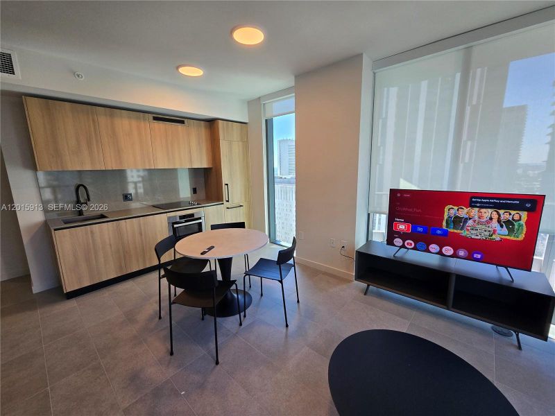 Furnished interior view inside a new home in , Miami (Image 10).