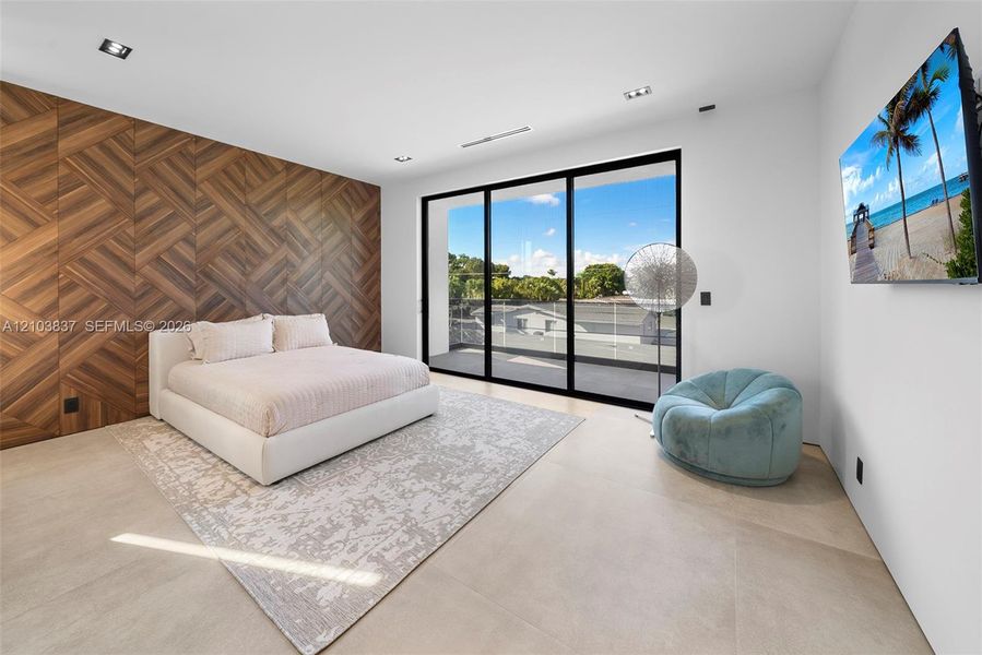 Furnished interior view inside a new home in , Miami (Image 43).