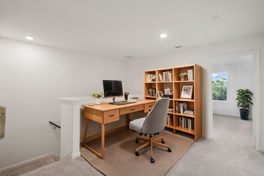 Furnished interior in a model home at Broadmoor Village in Cedar Hill (Image 19).