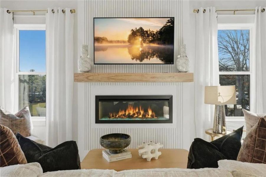 Furnished interior view inside a new home in The Eighteen, Atlanta (Image 6).