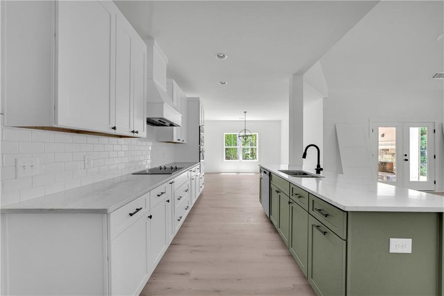 Furnished interior view inside a new home in , Lavonia (Image 8).