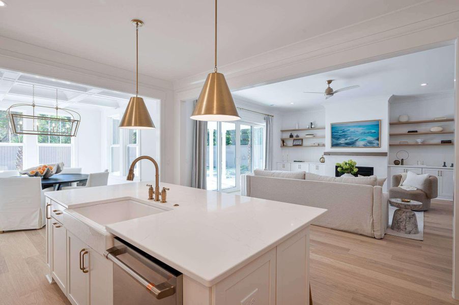 Furnished interior view inside a new home in , Ridgeville (Image 4).