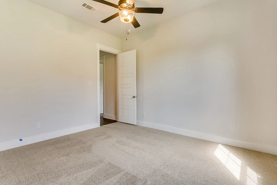 Representative unfurnished interior of a home built from the The Macy by Elmwood Custom Homes in Matthews Farm, Venus (Image 26). Representative unfurnished interior of a home built from the The Macy by Elmwood Custom Homes in Matthews Farm, Venus (Image 26).