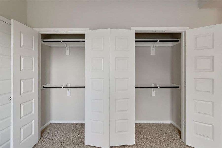 Closets at bedroom 2