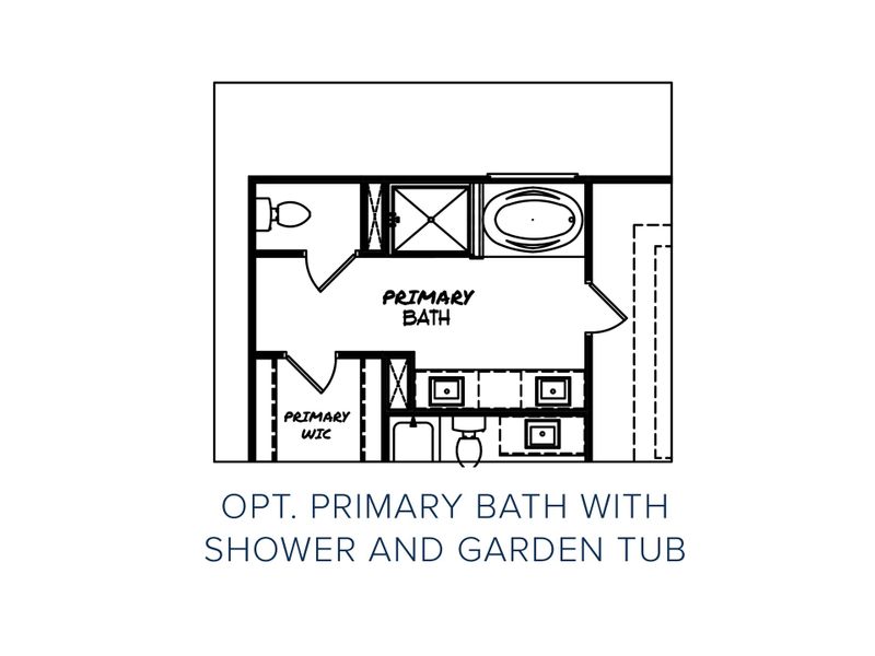 2D floor plan layout for the The Lakehurst by My Home Communities in Legends at Old Monroe, Monroe, GA (Image 5).