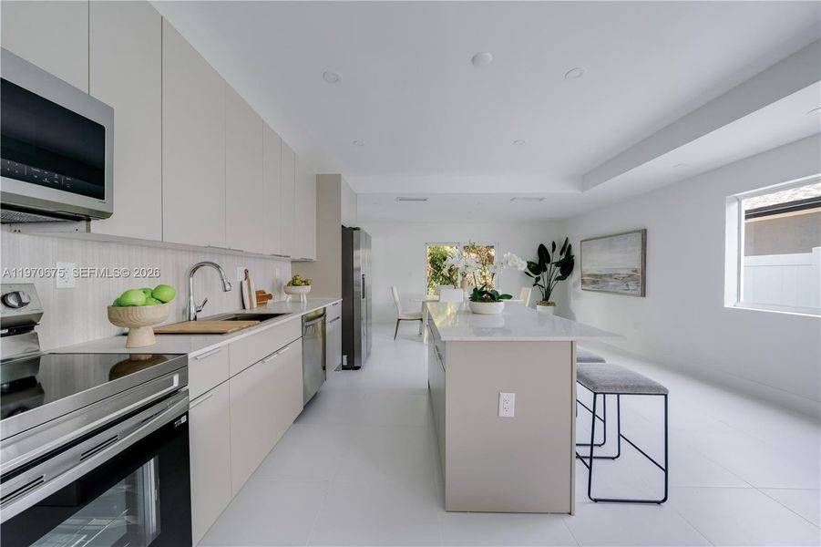 Furnished interior view inside a new home in , Miami (Image 14).