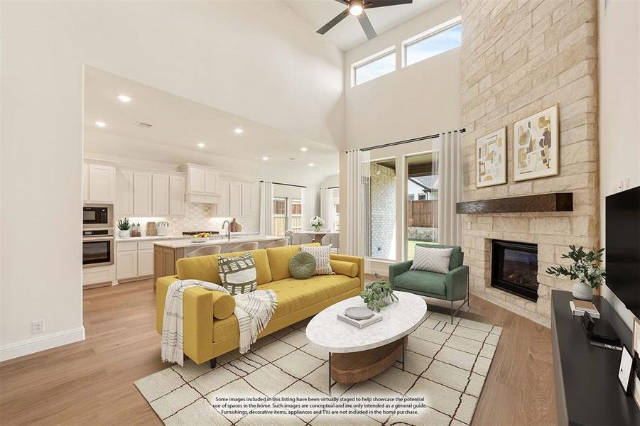 Furnished interior view inside a new home in Windsong Ranch Classic 61, Prosper (Image 30). Furnished interior view inside a new home in Windsong Ranch Classic 61, Prosper (Image 30).