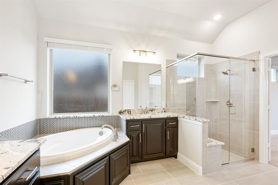 Furnished interior view inside a new home in Hayes Crossing, Midlothian (Image 16).