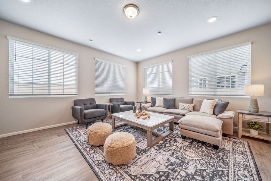 Furnished interior view inside a new home in Green Valley Ranch, Aurora (Image 9).