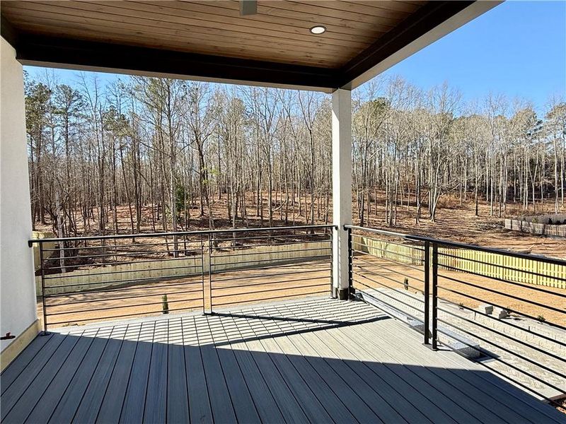 Exterior details and patio area of a home in , Flowery Branch (Image 9).