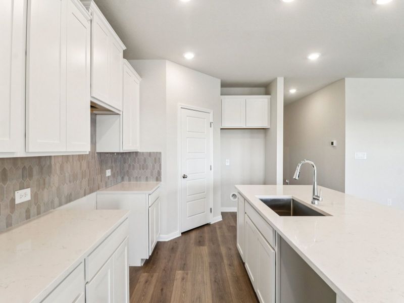 Furnished interior view inside a new home in Remington Ranch, San Antonio (Image 8). Furnished interior view inside a new home in Remington Ranch, San Antonio (Image 8).