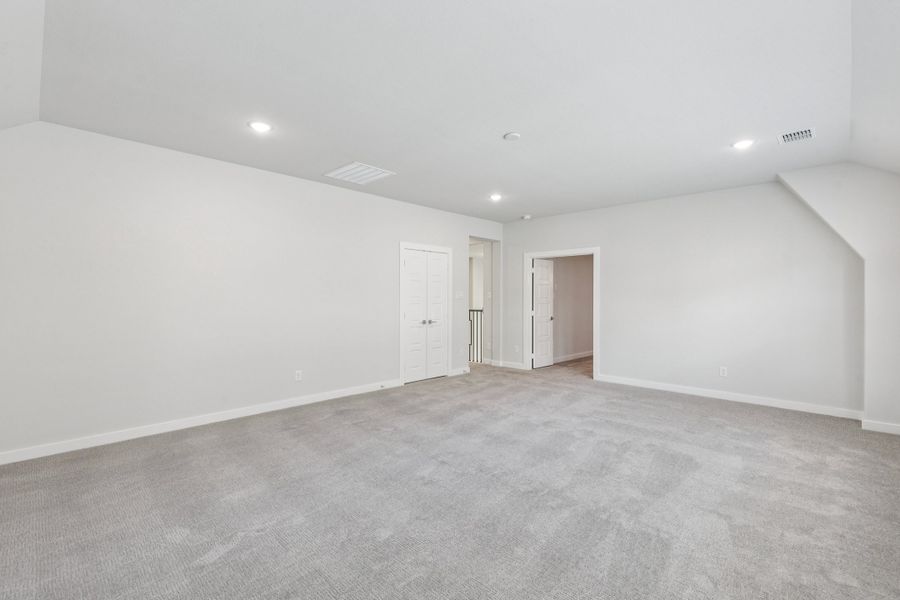 Game Room in the Mercury home plan by Trophy Signature Homes – REPRESENTATIVE PHOTO Game Room in the Mercury home plan by Trophy Signature Homes – REPRESENTATIVE PHOTO