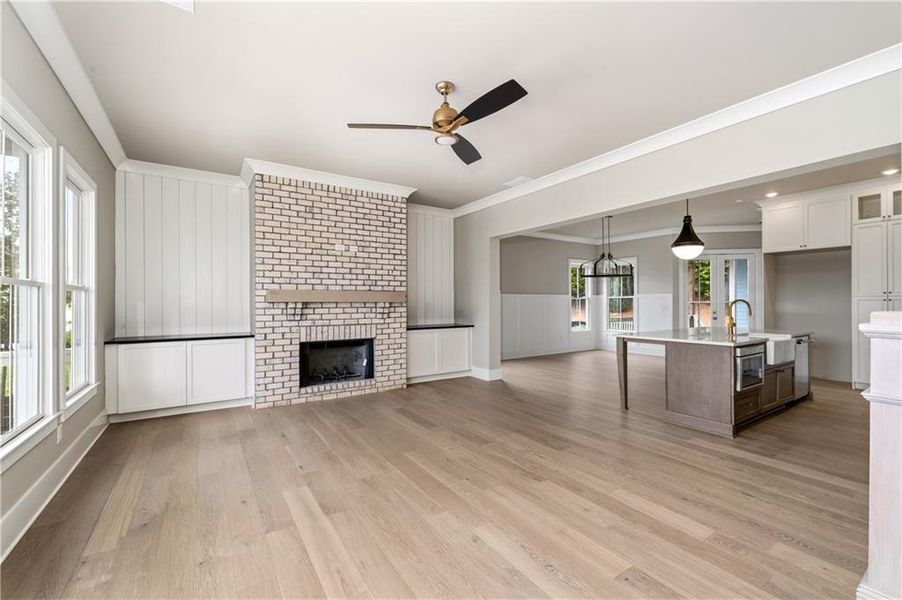 Furnished interior view inside a new home in , Milton (Image 9).