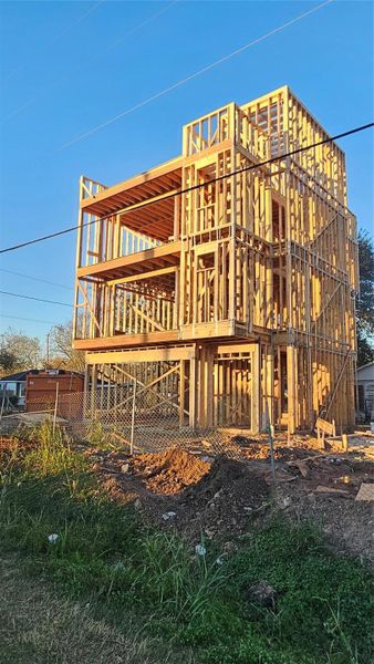 In-progress construction of a new home in , Houston, TX (Image 12).