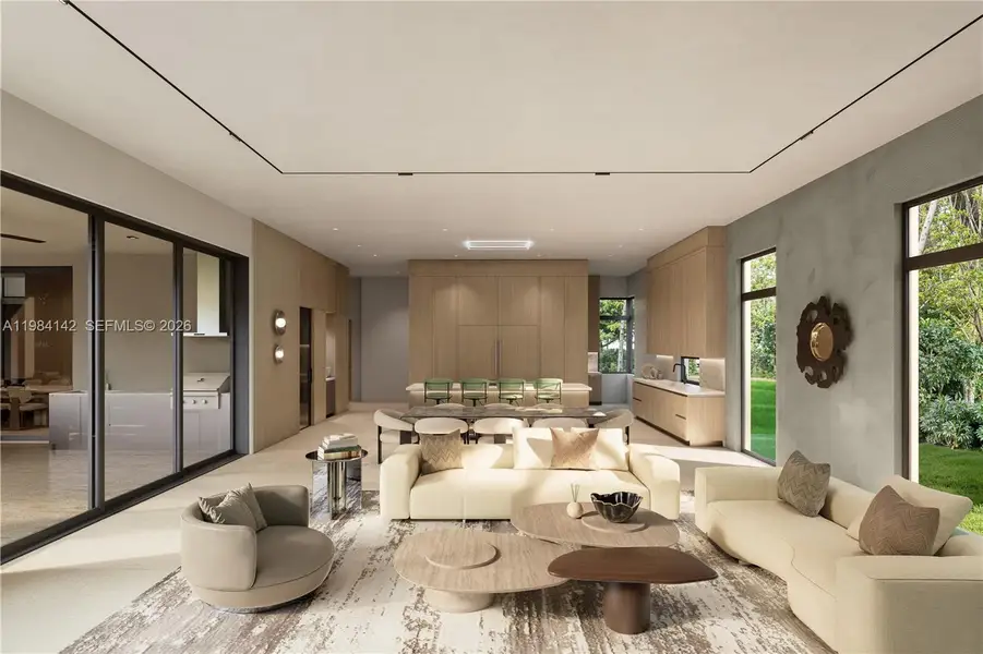 Furnished interior view inside a new home in , Pinecrest (Image 4).