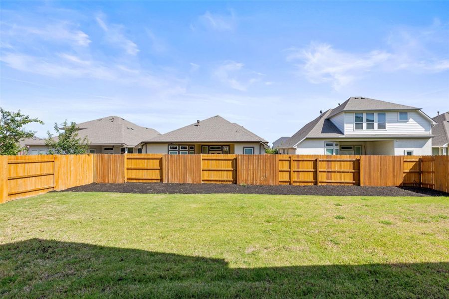 Exterior details and patio area of a home in Sweetwater, Austin (Image 28).