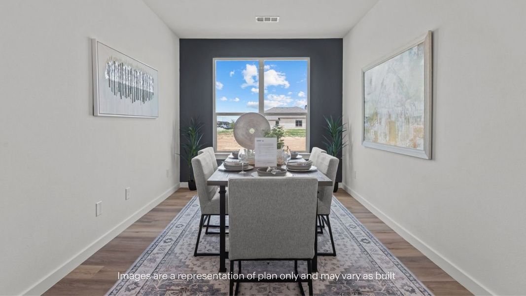 Furnished interior view inside a new home in Westmont, Lubbock (Image 11).