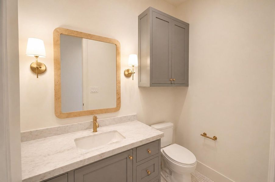 Furnished interior view inside a new home in , Houston (Image 8).