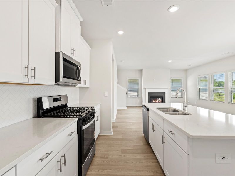 Furnished interior view inside a new home in Collier Ridge, Moore (Image 4).