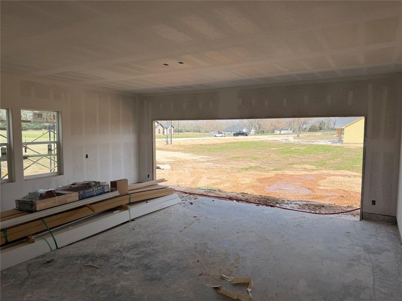 Oversized 2 car garage Oversized 2 car garage