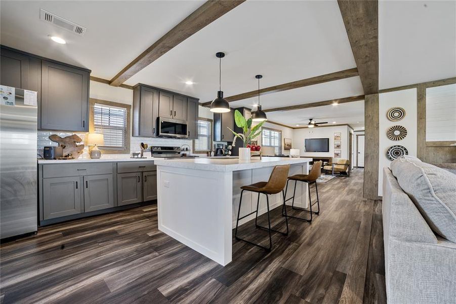 Furnished interior view inside a new home in , Poolville (Image 11).