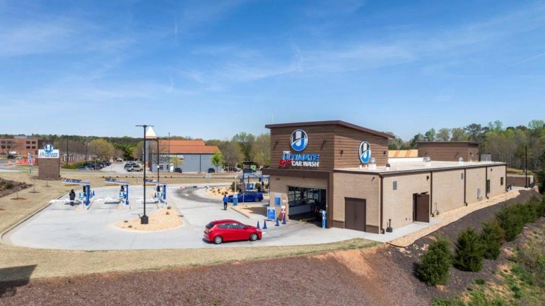 Front exterior of a new home in Fairhaven, Lithia Springs, GA, highlighting curb appeal (Image 37). Front exterior of a new home in Fairhaven, Lithia Springs, GA, highlighting curb appeal (Image 37).