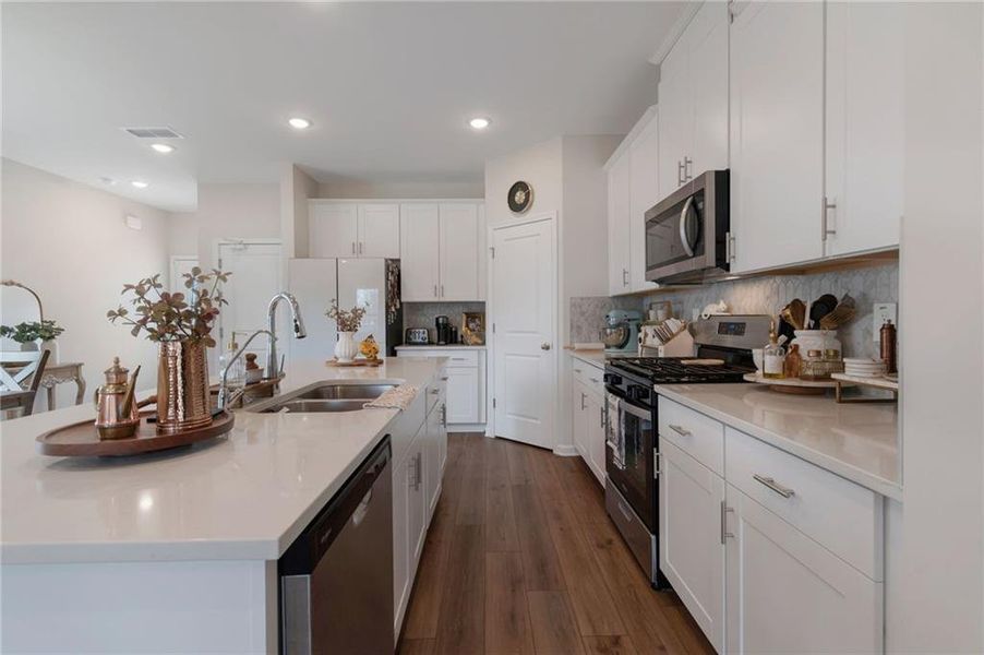 Furnished interior view inside a new home in , Snellville (Image 9).