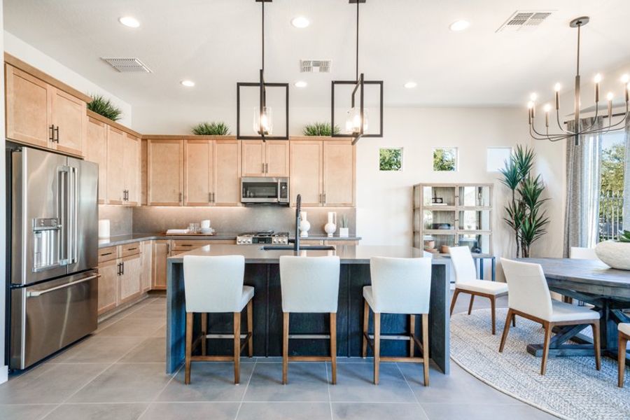 Furnished interior view inside a new home in Estrella, Goodyear (Image 9).