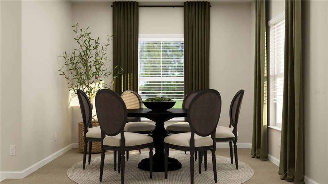 Furnished interior view inside a new home in The Glades at Crossprairie, St. Cloud (Image 5).