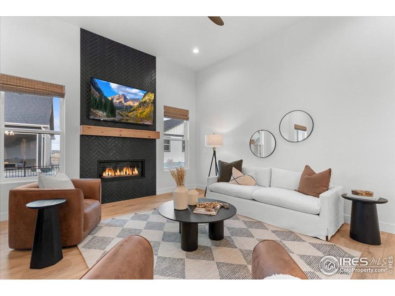 Furnished interior view inside a new home in , Fort Collins (Image 9).