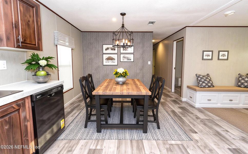 Furnished interior view inside a new home in , Glen St. Mary (Image 8).