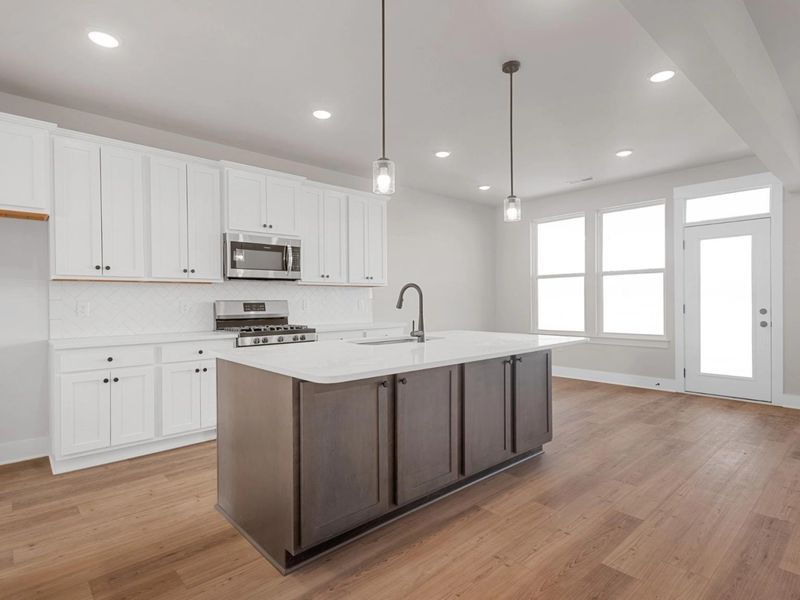 Furnished interior view inside a new home in Calista Farms, White House (Image 5).