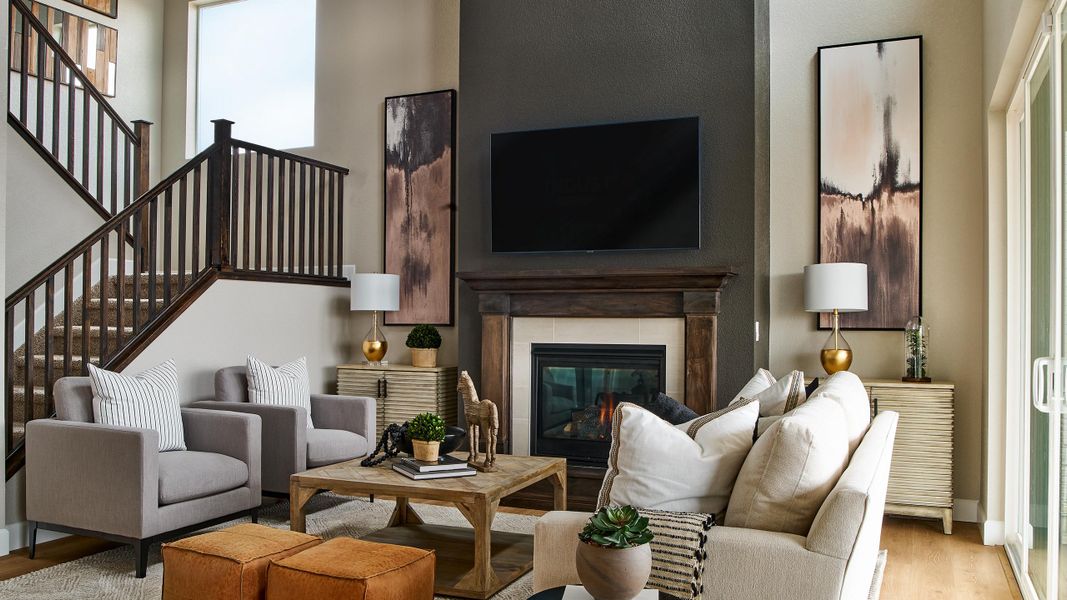 Furnished interior view inside a new home in Macanta, Castle Rock (Image 13). Furnished interior view inside a new home in Macanta, Castle Rock (Image 13).