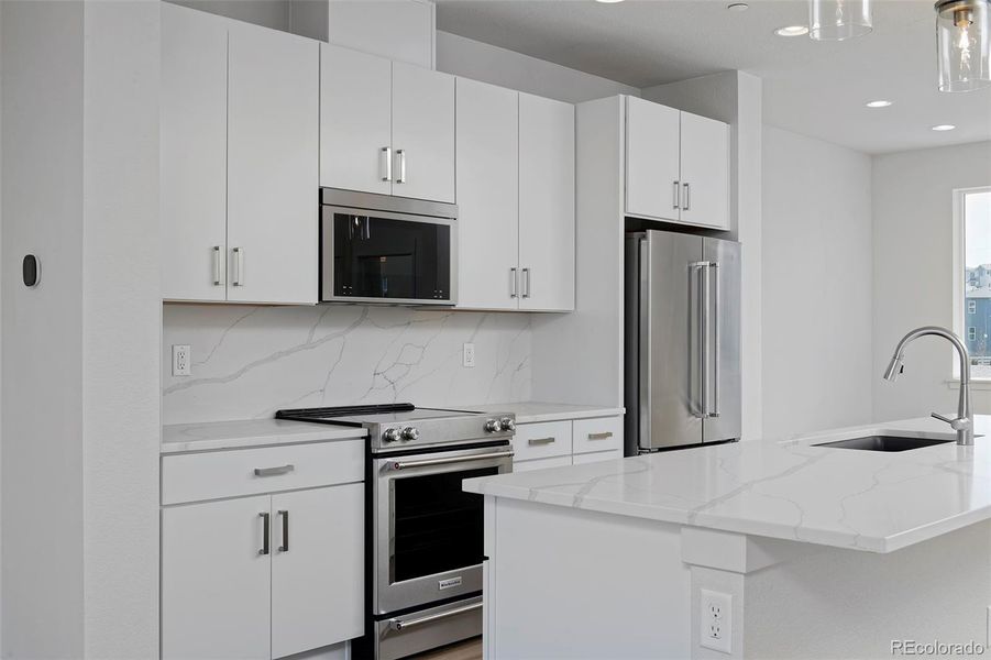 Furnished interior view inside a new home in , Denver (Image 3).