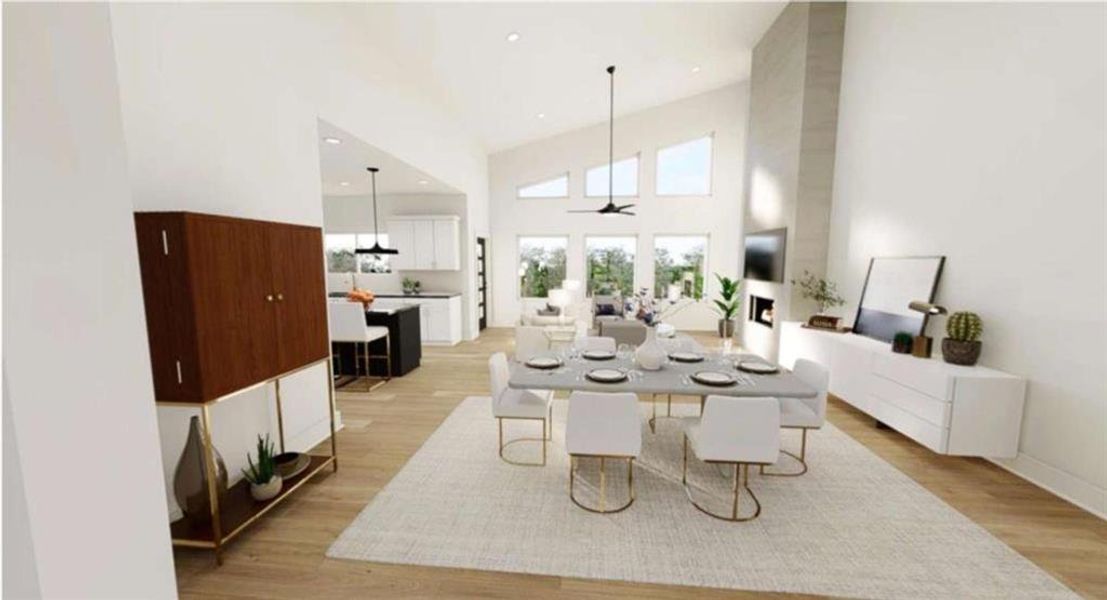 Furnished interior view inside a new home in , Ellijay (Image 4).