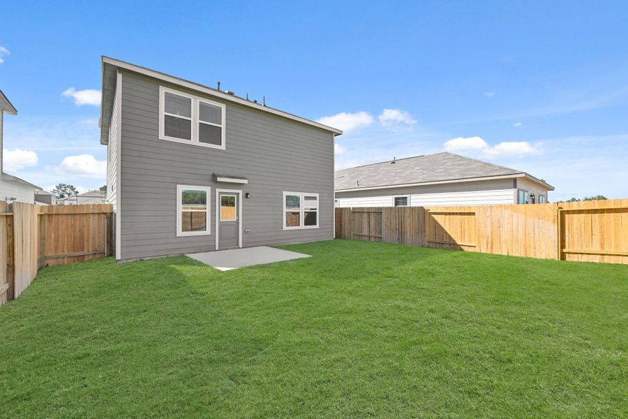 Exterior details and patio area of a home in Northpark South, Porter (Image 19). Exterior details and patio area of a home in Northpark South, Porter (Image 19).