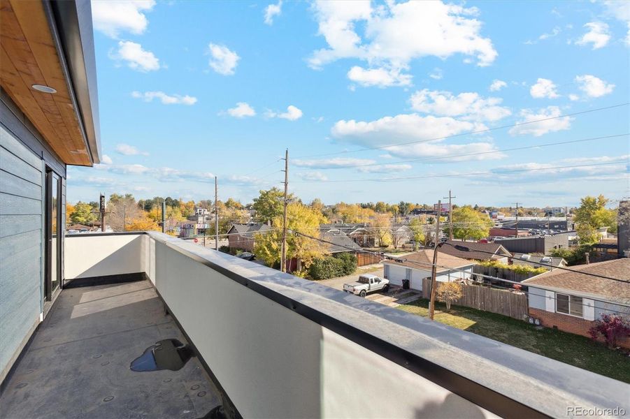 Exterior details and patio area of a home in , Denver (Image 2).
