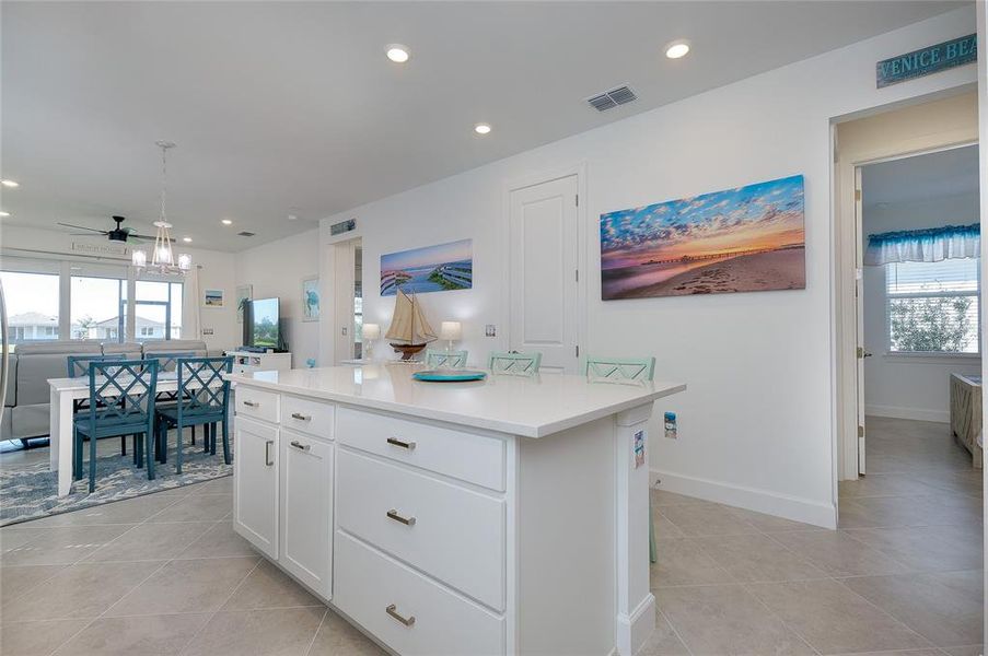 Furnished interior view inside a new home in BeachWalk by Manasota Key, Englewood (Image 46).