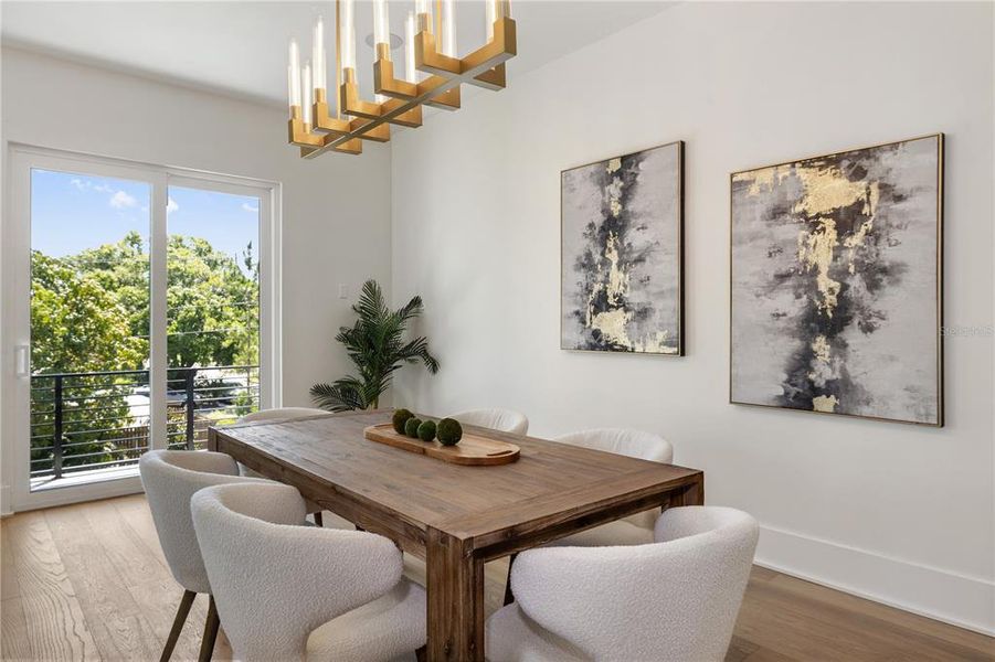 Furnished interior view inside a new home in , Tampa (Image 38).