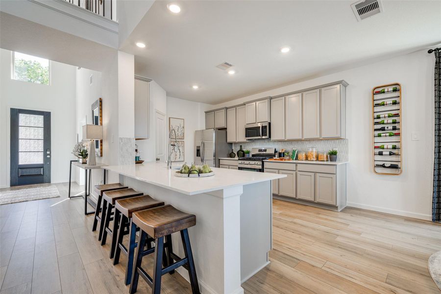 Furnished interior view inside a new home in Anniston, Katy (Image 7).