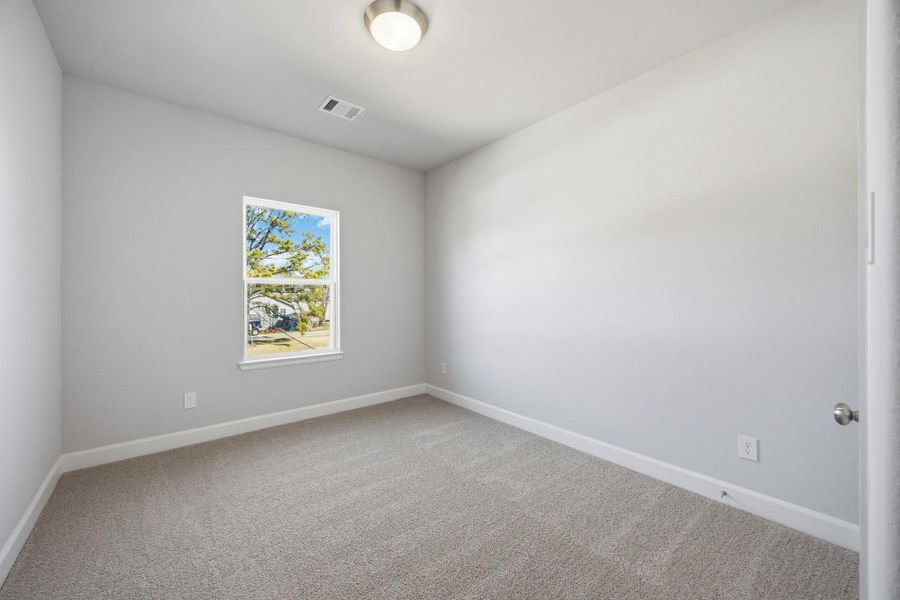 Make the Most: A second Secondary Bedroom to be transformed into a space of relaxation or inspiration, ideal for a guest suite or creative studio.