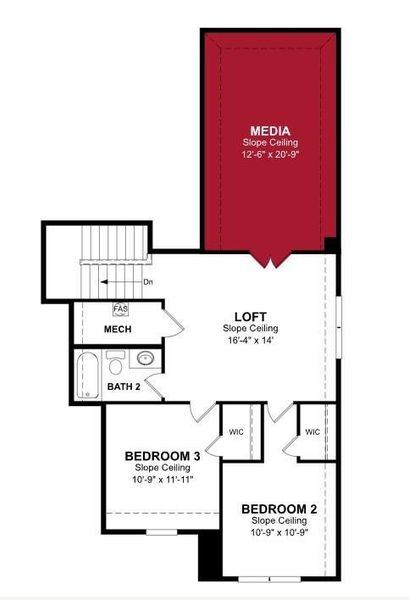 Beazer Homes Enclave at Legacy Hills Avalon Floorplan.