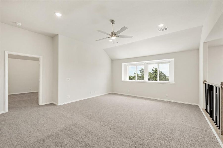 Spacious, unfurnished interior of a new home in Mockingbird Heights Classic 60, Midlothian (Image 23). Spacious, unfurnished interior of a new home in Mockingbird Heights Classic 60, Midlothian (Image 23).