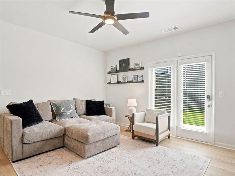 Furnished interior view inside a new home in Rolling Meadows, Jasper (Image 18). Furnished interior view inside a new home in Rolling Meadows, Jasper (Image 18).