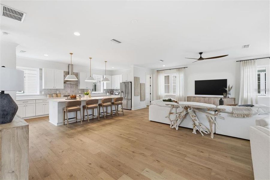 Furnished interior view inside a new home in , Tampa (Image 25).