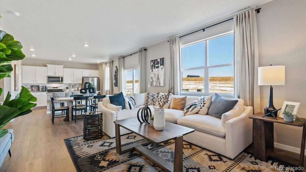 Furnished interior view inside a new home in Spring Valley Ranch, Elizabeth (Image 13).