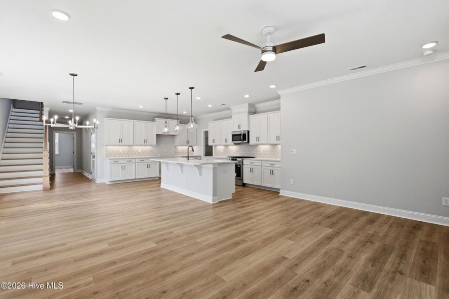 Furnished interior view inside a new home in East & Mason, Wilmington (Image 14). Furnished interior view inside a new home in East & Mason, Wilmington (Image 14).