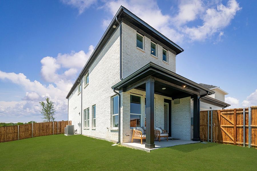 Representative exterior details of a home built from the Aubrey by Landon Homes in Dominion at Brookhollow, Prosper (Image 4).