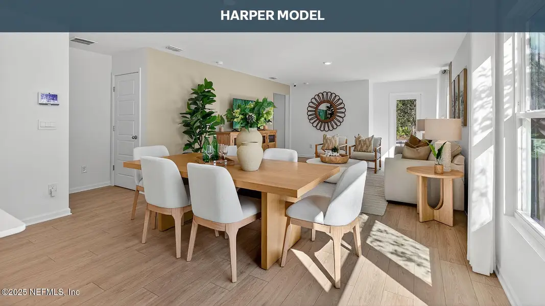 Furnished interior view inside a new home in , Bunnell (Image 11).